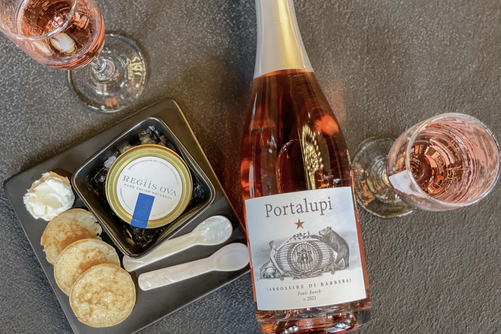 Portalupi Wine & Caviar Pairing